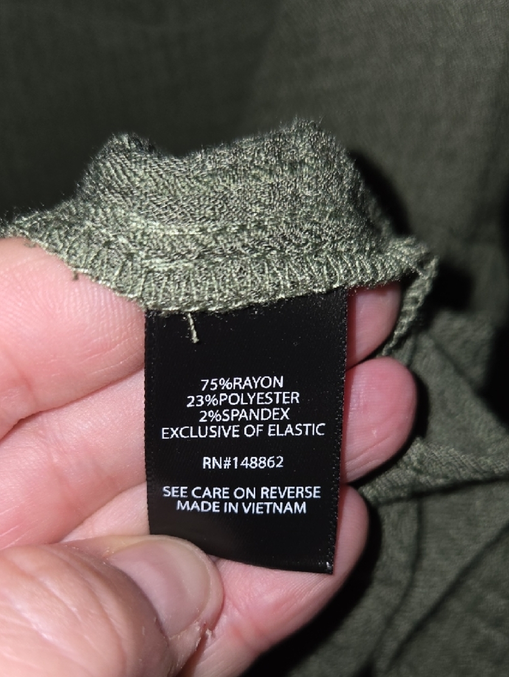 Torrid Olive Green Peplum Button Front Top - Picture 6 of 7